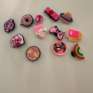 Colorful Shoe Charms Set